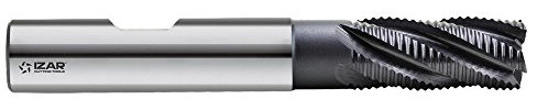 Izar 45538 Fresa Frontal Desbaste Fino PMX, TIALN-TOP, 6644, DIN 844 NR-F, 5Z, 14.00 mm Diámetro Corte