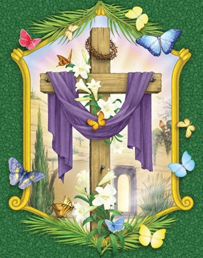 Lenten Cross Countdown to Easter Calendar