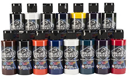 Airbrush Paint - Wicked Detail Set - Dru Blair - 17 x 60ml - #W112-00