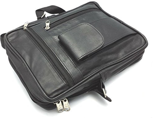 ODS:UK® Mens/Ladies Real Leather Travel Shoulder Man Bag Cross Body Messenger
