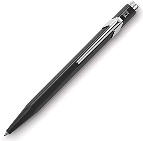 CARAN d'ACHE - Kugelschreiber 849 POPLINE - Schwarz mit Etui, 1 Stück (1er Pack)