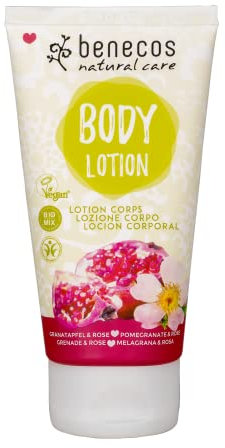 benecos - Naturkosmetik - Körperlotion - Granatapfel & Rose - vegan - 150 ml