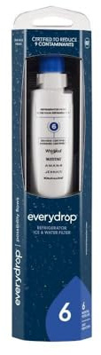 everydrop by Whirlpool Ice and Water Refrigerator Filter 6, EDR6D1, Single-Pack, White
