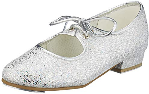 Roch Valley Claquettes à Talons Bas pailletées 30 Hologramme Argent