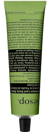 Aesop Geranium Leaf Body Balm | Soothing, Balancing Hydration with Geranium Leaf, Mandarin Rind, Bergamot Rind & Nut Oils | Green Citrus Fresh Scent | 100 mL / 3.4 oz