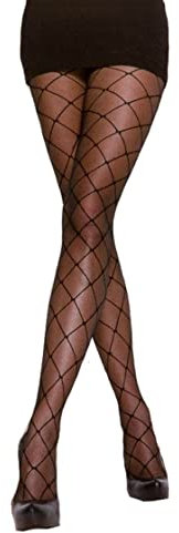 Damenstrumpfhose Hera, 20 Denier, gemustert, sinnlich und elegant Gr. 5, schwarz