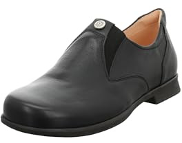 Think! Herren PENSA chromfrei gegerbte nachhaltige Halbschuhe, SCHWARZ 0000