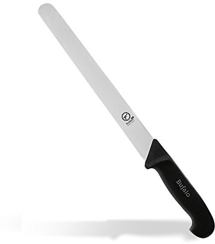 Bufalo Coltello Professionale affettare prosciutto Crudo per Chef Cuoco Lama 33 cm