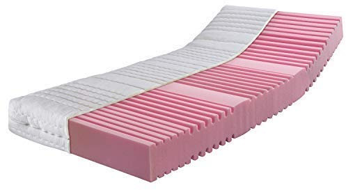 RAVENSBERGER Kaltschaummatratze Ortho-PUR | 90 x 200 cm | Höhe 18 cm | Härtegrad H4 | 7-Zonen | waschbarer Baumwoll-Doppeltuch-Bezug | Oeko-TEX® Standard 100 Zertifiziert | Made in Germany