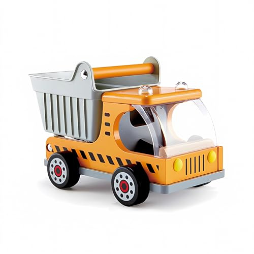 Hape Grúa de Construcción - Juguete para Pequeños Constructores