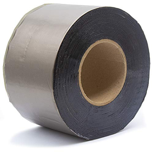 Silisto Bitumenband Reparaturband 150mm x 10 Meter, Farbe Blei - Klebeband für Risse und Fugen, Dichtungsband gegen Wasser und Feuchtigkeit, selbstklebend, Dach und Schornsteindichtung