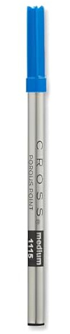 Cross Porous-Point Felt-Tip Refill for Selectip Pens - Blue - Medium - Felt-Tip Refill for Effortless Writing - Fast-Drying - Rich Pigmented Ink - Bold Lines & Smooth Laydown