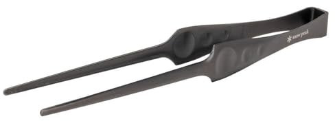 Snow Peak Pinzas para barbacoa, parrilla, hoguera o hogar, acero inoxidable, 27 cm