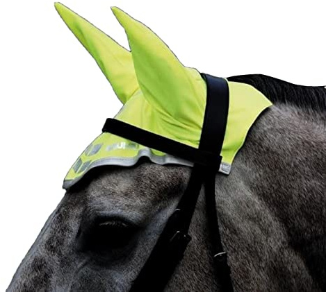 Equi-Flector Fly Veil – ljusgul Pony