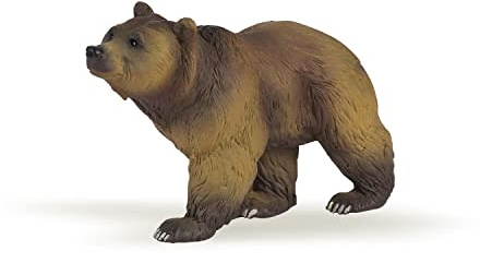 PAPO - Statuetta Orso dei Pirenei Realistica - 3 Anni + - Collezione La Vita Selvaggia - Gioco Educativo Animali del Bosco - Idea Regalo Giocattolo Bambina Bambino - 11 Cm X 4 Cm X 6 Cm