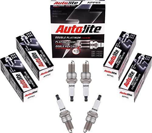 Fram Autolite APP65-4PK Doppel-Platin-Zündkerze, 4 Stück