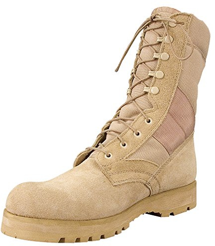 Rothco Sierra Sole Tactical Boots – 8 Inch – Sturdy and Reliable Footwear for Any Adventure – Desert Tan – Regular – 11