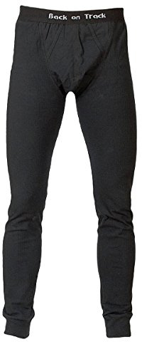 Back on Track Herren Bekleidung Lange Unterhose Polypropylen, Schwarz, S, 17100001