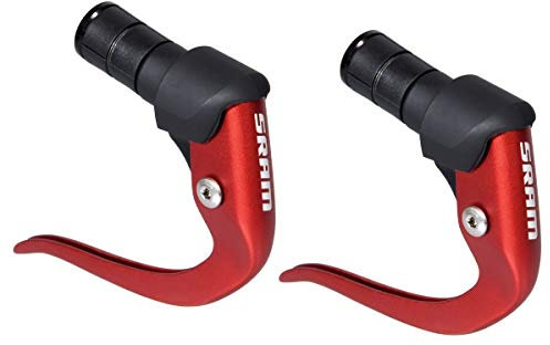 SRAM Aluminium TT 500 Bremshebel-Set, Rot