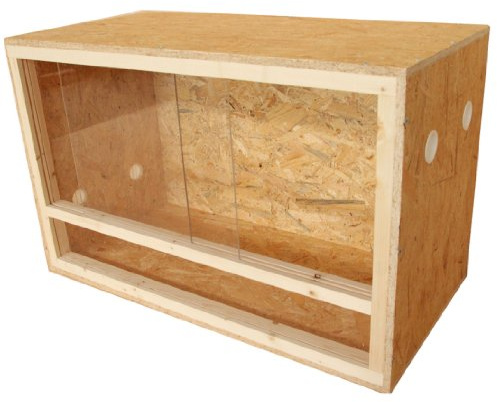 Dehner Terra Terrarium Classic - Terrarium classique en bois 80 x 40 x 50 cm