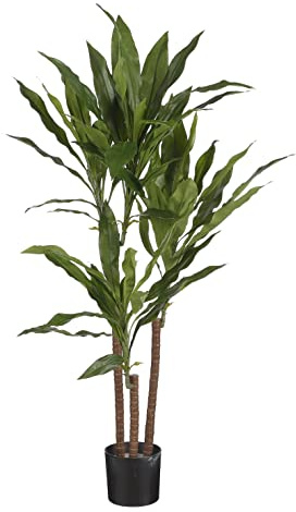 MICA Decorations Dracaena konstväxt – H100 x Ø 70 cm – grön