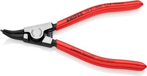 KNIPEX Sicherungsringzange für Außenringe auf Wellen 45° gewinkelt mit Kunststoff überzogen 130 mm, 46 31 A02