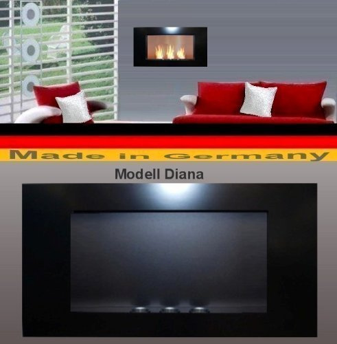 Gel + Ethanol Fire-Place - Diana - Black