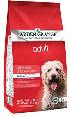 Arden Grange Adult Dry Dog Food Chicken and Rice, 12kg