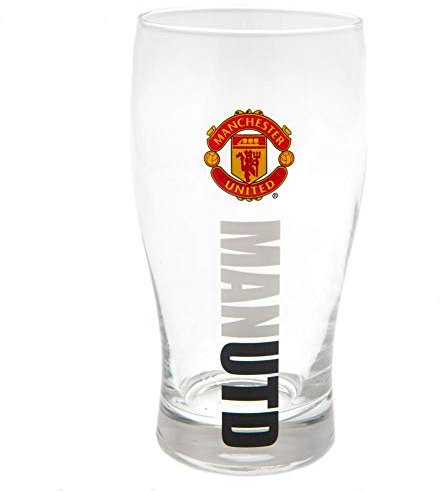 Manchester United Official Pint Glass - Multi-Colour