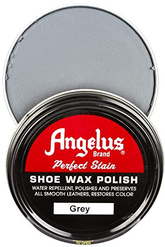 Angelus Perfect Stain Shoe Wax Polish, 2.6oz (Grey)
