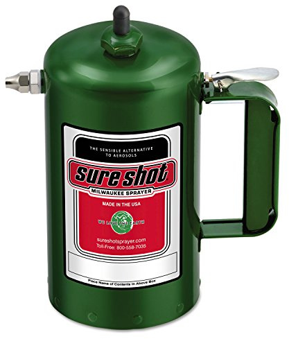 Milwaukee Sprayer 1000G Enameled Steel Sprayer Model-A Green, 1 quart