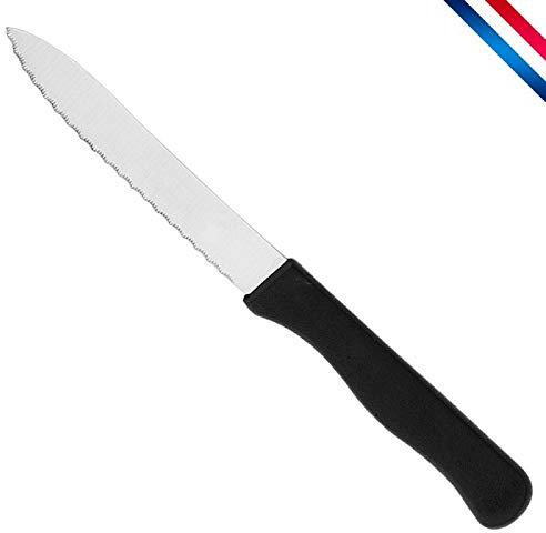 Couteau tomate - Lame inox microdentée- 12 cm