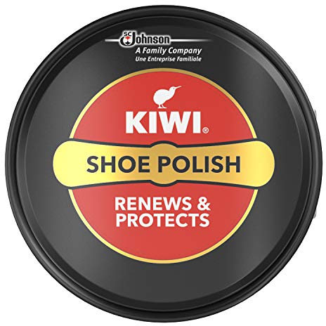 Kiwi Shoe Polish, Renew, Protect & Nourish Leather Shoes, Black, 50 ml, Pack of 12