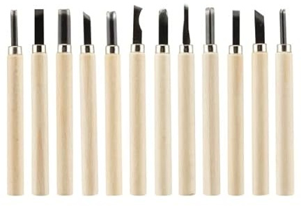 Wood and Lino Cutting Tool Set of 12