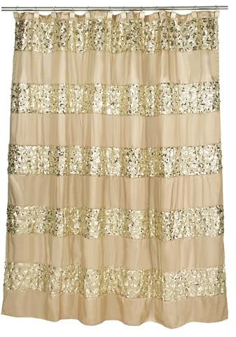 Popular Bath Champagne Sinatra, Shower Curtain