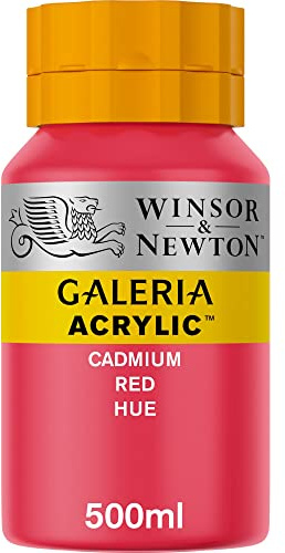 Winsor & Newton, Galeria Acrylic, Cadmium Red Hue, 500ml