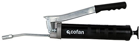 Cofan Bomba de engrase manual profesional | Carga por aspiración y con cartucho | Capacidad de 400 gramos o 500 gramos a Granel