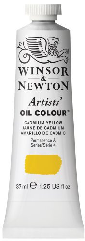 Winsor & Newton Artists' Oil Paint, 37ml Tube, Cadmium Yellow