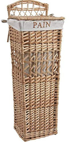 Hûche à pain en osier vieilli