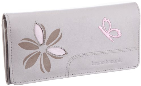 Bruno Banani Butterfly_1 W 320.824, Damen Portemonnaies, Grau (grey), 19x10x3 cm (B x H x T)