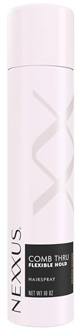 Nexxus Styling Spray Comb Thru Finish Flexible Hold Hairspray Powered by STYLEPROTECT Technology 10 oz
