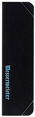 Messermeister 10” Chef’s Edge-Guard, Black - Fashionable & Functional Knife Protector for Chef’s & Wide-Blade Knives - 2 Blade Entry Notches - 10.5” x 1.9375”