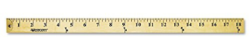 Westcott 10425 Wood Yardstick with Metal Ends, 36-Inch