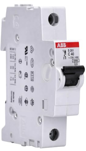 ABB S201-C40 Sicherungsautomat S200-1P-40 A-C C-Charakteristik 2CDS251001R0404