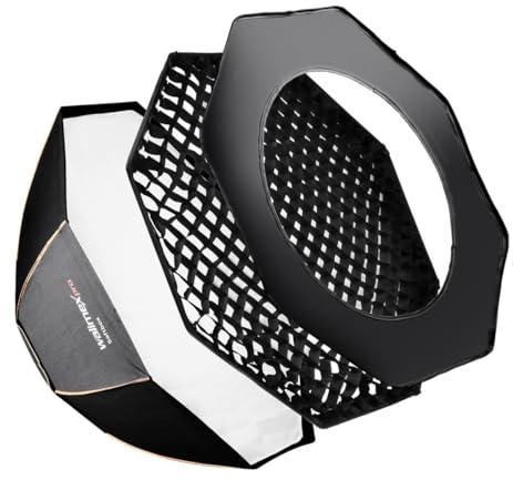 Walimex Pro Octagon Softbox PLUS Orange Line 150 cm Durchmesser für pro&K
