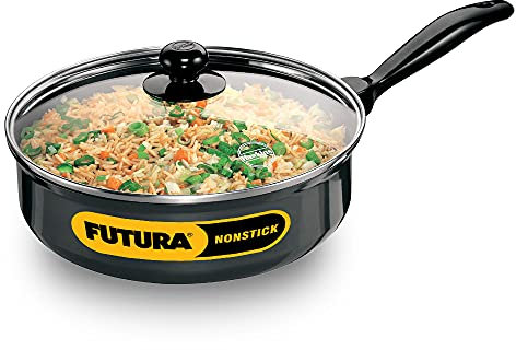 Futura Q92 Non Stick 9.5-Inch Sauté Pan with Glass Lid, 3.25-Liter