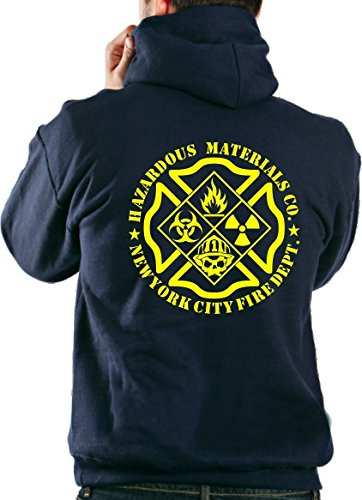 Kapuzensweatshirt Haz Mat Co.1 Gefahrguteinheit New Yorker Feuerwehr