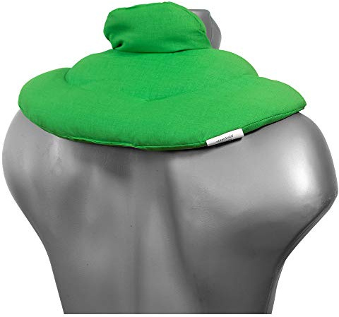 Coussin de nuque avec col montant - Vert clair - Coussin aux pépins de raisin - Coussin épaules et cou