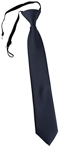 TigerTie barnslips enfärgad enfärgad – slips förbunden med elastiskt band, antracit, ca. Länge 37 cm (incl. Knoten), Breite 7 cm
