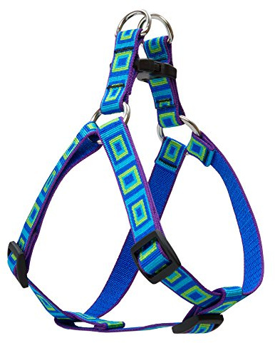 LupinePet Originals 3/4 Sea Glass 20-30 Step In Harness for Medium Dogs